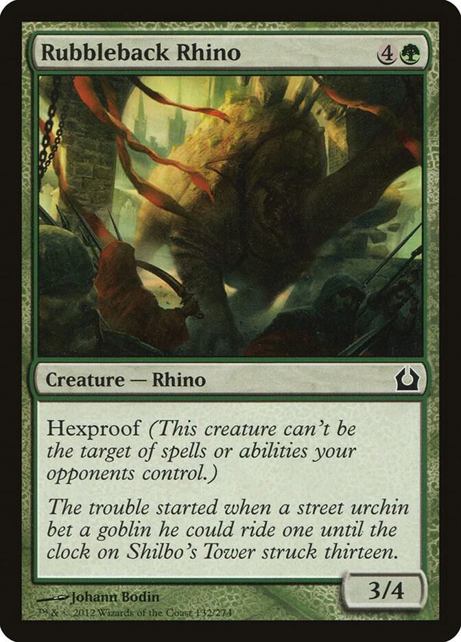 Rubbleback Rhino, Return to Ravnica 132