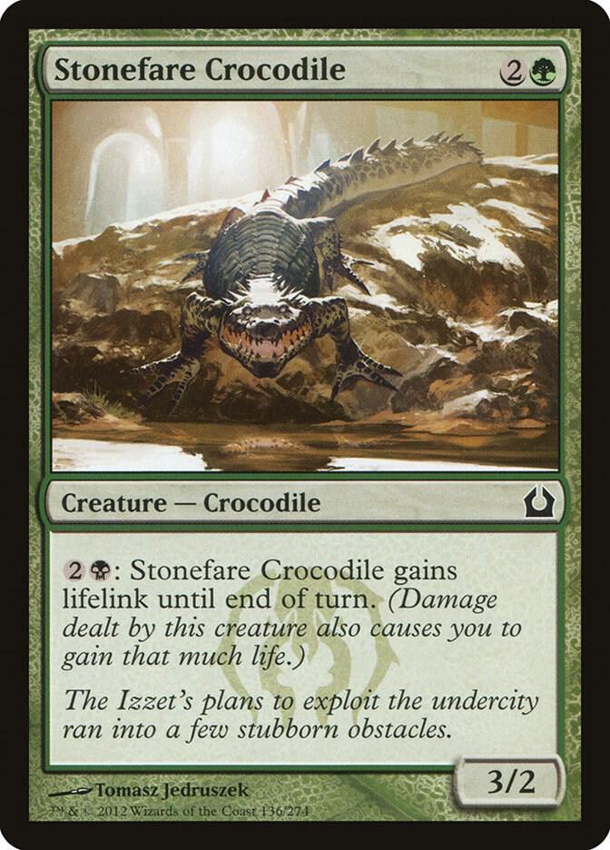 Stonefare Crocodile, Return to Ravnica 136