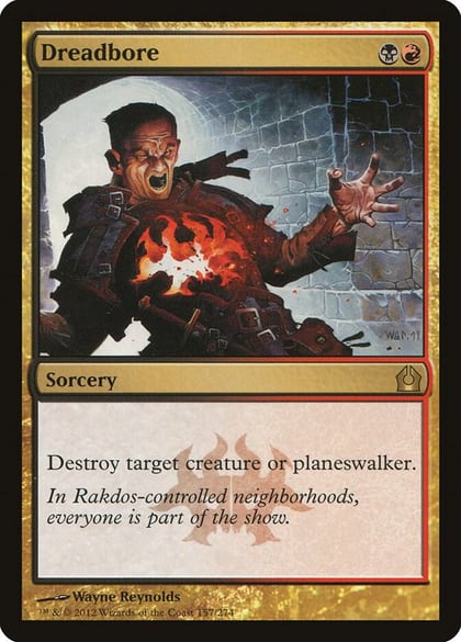 Dreadbore, Return to Ravnica 157