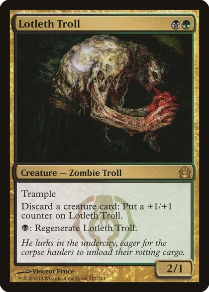 Lotleth Troll, Return to Ravnica 177