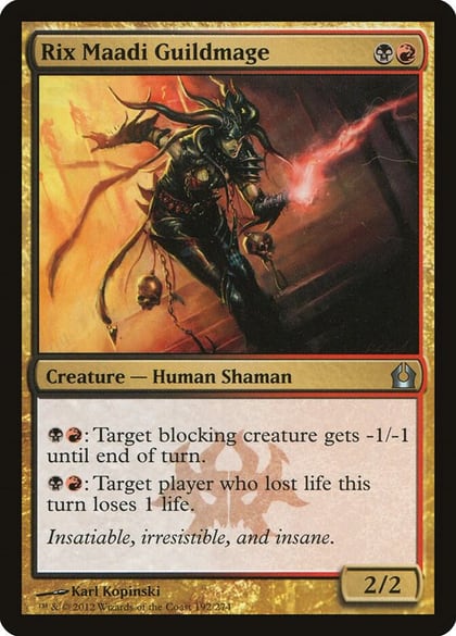 Rix Maadi Guildmage, Return to Ravnica 192