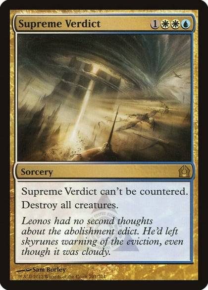 Supreme Verdict, Return to Ravnica 201