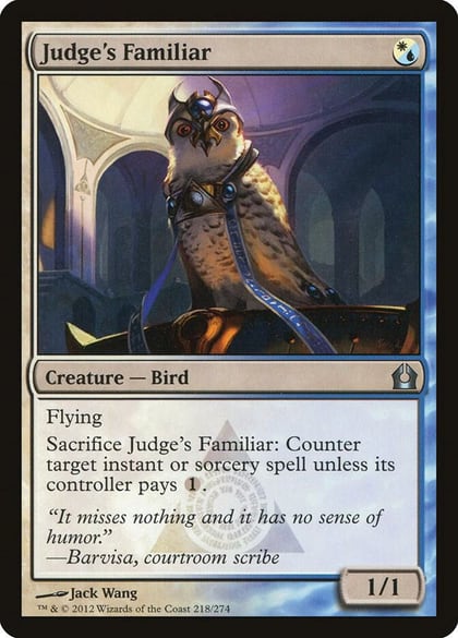 Judge's Familiar, Return to Ravnica 218