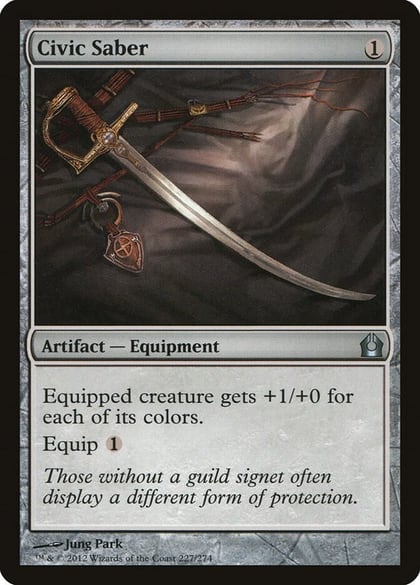 Civic Saber, Return to Ravnica 227
