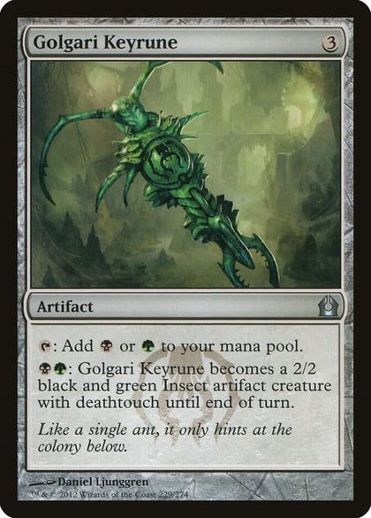 Golgari Keyrune, Return to Ravnica 229