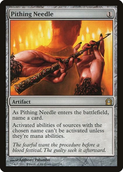 Pithing Needle, Return to Ravnica 231