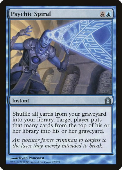 Psychic Spiral, Return to Ravnica 47