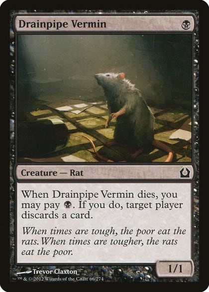 Drainpipe Vermin, Return to Ravnica 66