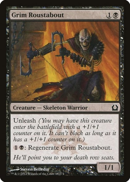 Grim Roustabout, Return to Ravnica 68