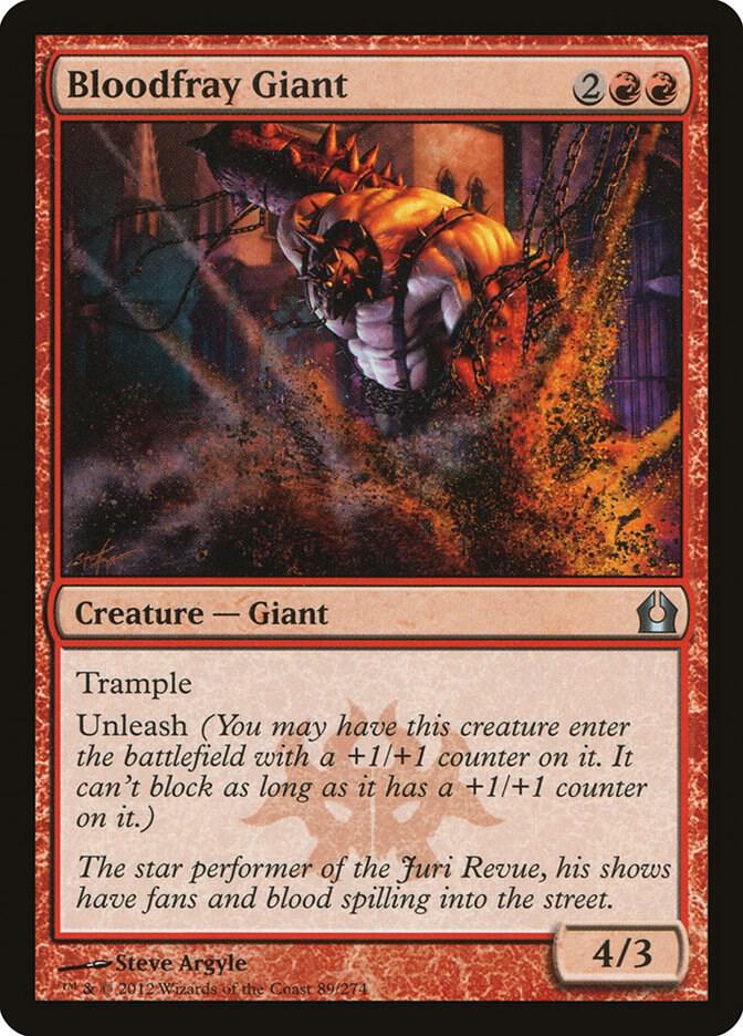 Bloodfray Giant, Return to Ravnica 89
