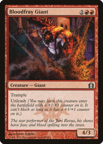 Bloodfray Giant, Return to Ravnica 89