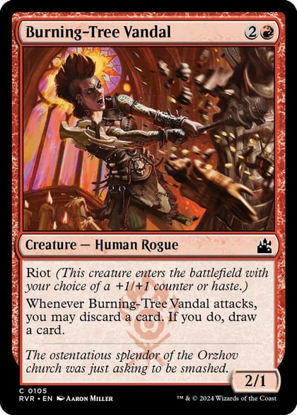 Burning-Tree Vandal, Ravnica Remastered 105