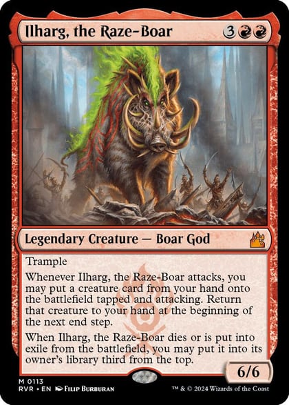 Ilharg, the Raze-Boar, Ravnica Remastered 113
