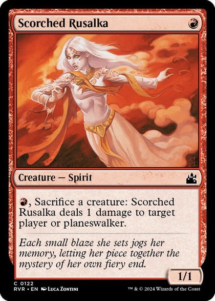 Scorched Rusalka, Ravnica Remastered 122
