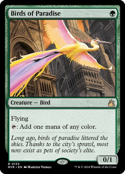 Birds of Paradise, Ravnica Remastered 133