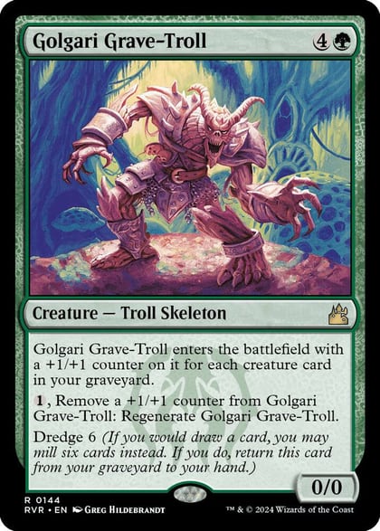 Golgari Grave-Troll, Ravnica Remastered 144