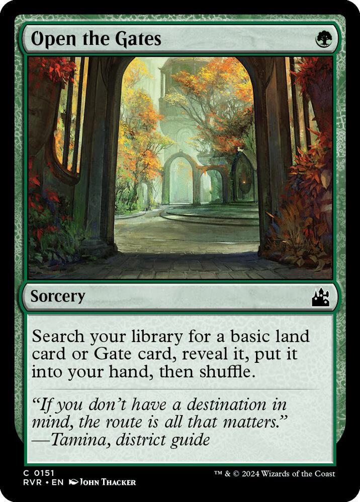 Open the Gates, Ravnica Remastered 151