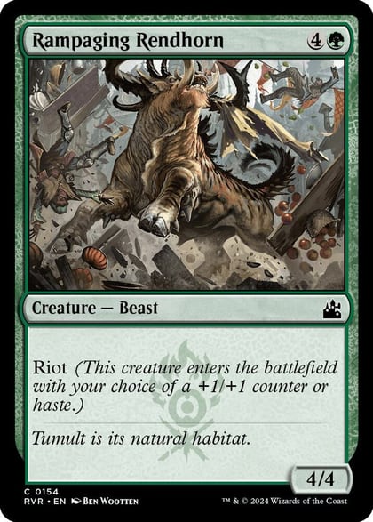 Rampaging Rendhorn, Ravnica Remastered 154