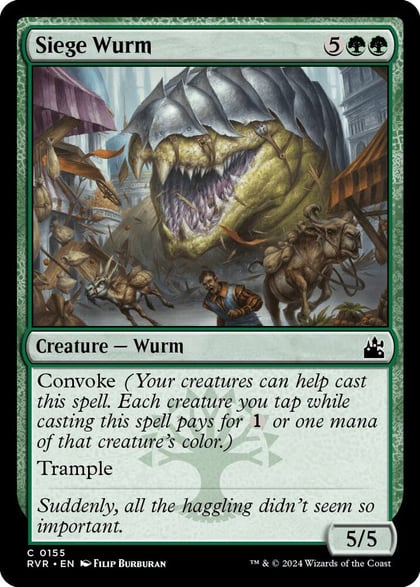 Siege Wurm, Ravnica Remastered 155