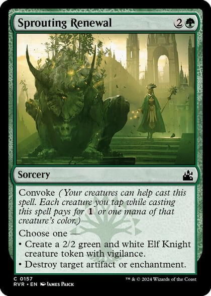 Sprouting Renewal, Ravnica Remastered 157