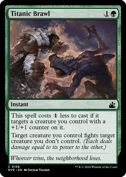 Titanic Brawl, Ravnica Remastered 158