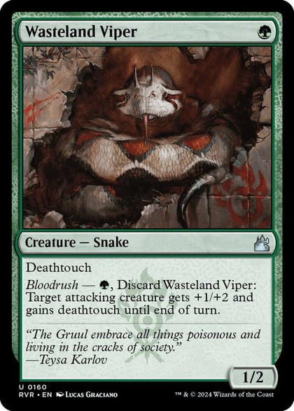 Wasteland Viper, Ravnica Remastered 160