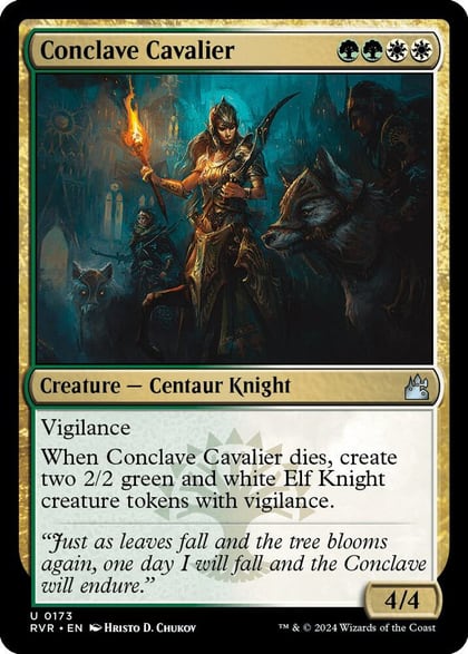 Conclave Cavalier, Ravnica Remastered 173