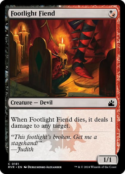 Footlight Fiend, Ravnica Remastered 181