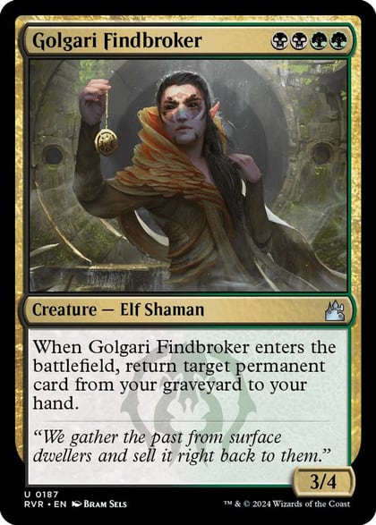 Golgari Findbroker, Ravnica Remastered 187