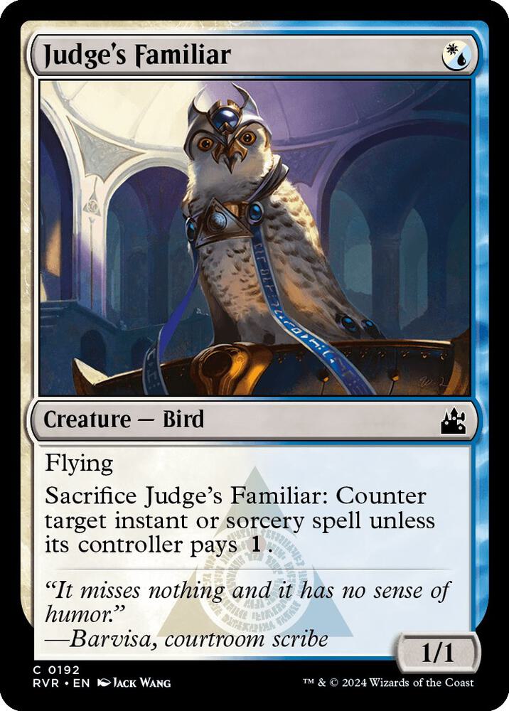 Judge's Familiar, Ravnica Remastered 192