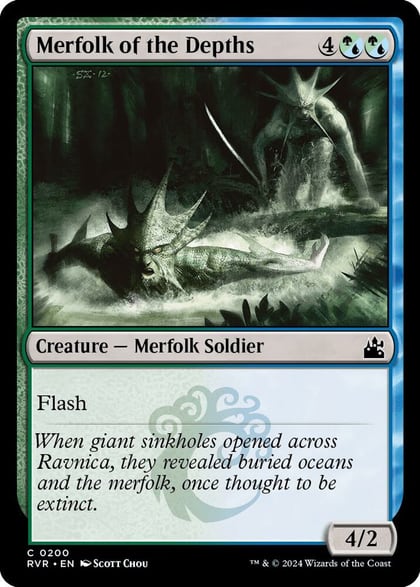 Merfolk of the Depths, Ravnica Remastered 200