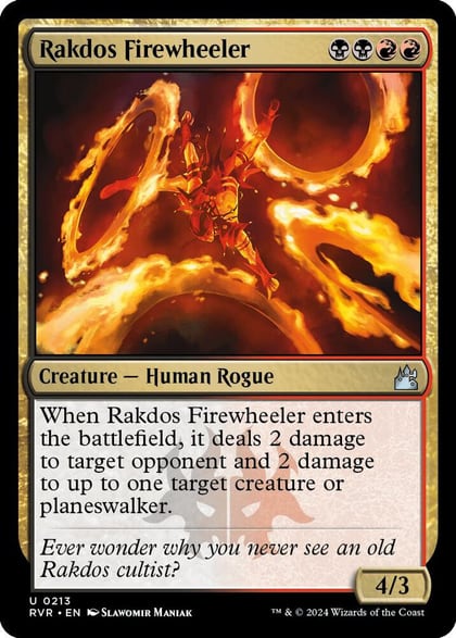 Rakdos Firewheeler, Ravnica Remastered 213
