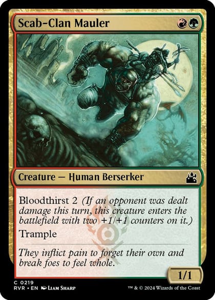 Scab-Clan Mauler, Ravnica Remastered 219