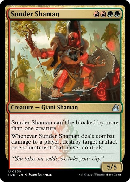 Sunder Shaman, Ravnica Remastered 230