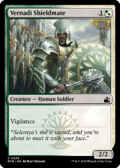 Vernadi Shieldmate, Ravnica Remastered 236