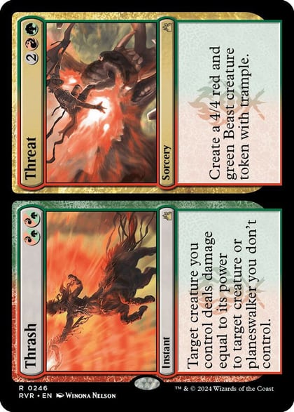 Thrash // Threat, Ravnica Remastered 246