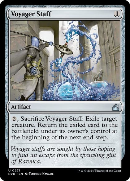 Voyager Staff, Ravnica Remastered 271