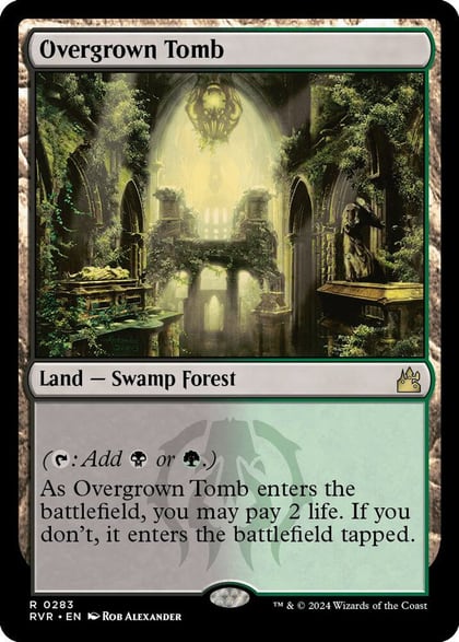 Overgrown Tomb, Ravnica Remastered 283