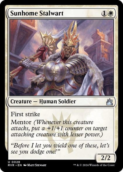 Sunhome Stalwart, Ravnica Remastered 28