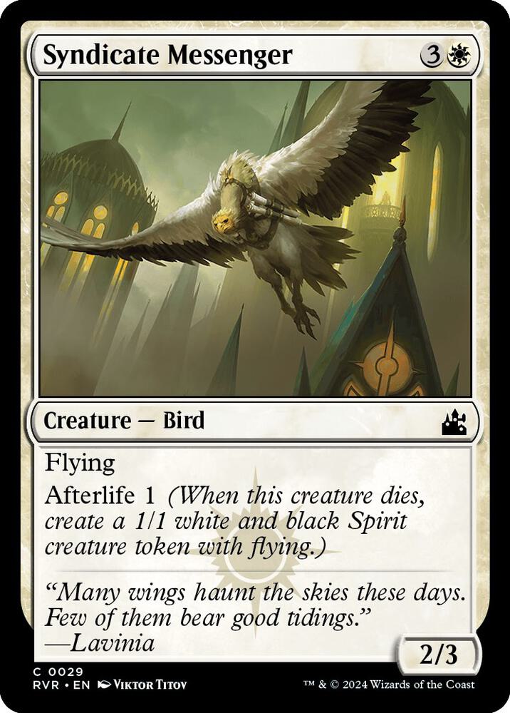 Syndicate Messenger, Ravnica Remastered 29