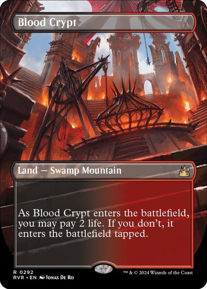 Blood Crypt (Borderless), Ravnica Remastered 292
