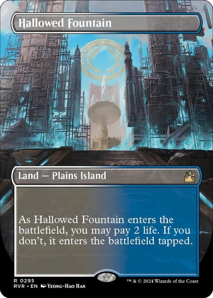 Hallowed Fountain (Borderless), Ravnica Remastered 295