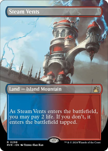 Steam Vents (Borderless), Ravnica Remastered 298