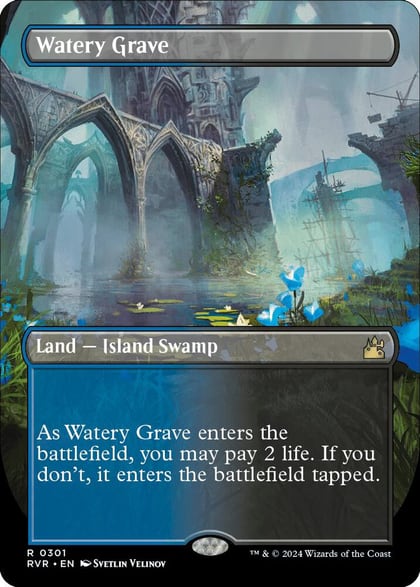 Watery Grave (Borderless), Ravnica Remastered 301