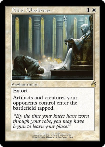 Blind Obedience (Retro Frame), Ravnica Remastered 303
