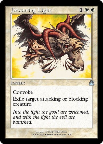 Devouring Light (Retro Frame), Ravnica Remastered 305