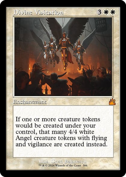 Divine Visitation (Retro Frame), Ravnica Remastered 306