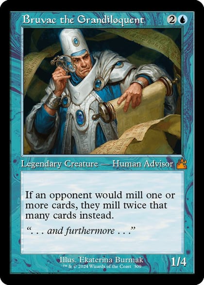 Bruvac the Grandiloquent (Retro Frame), Ravnica Remastered 309