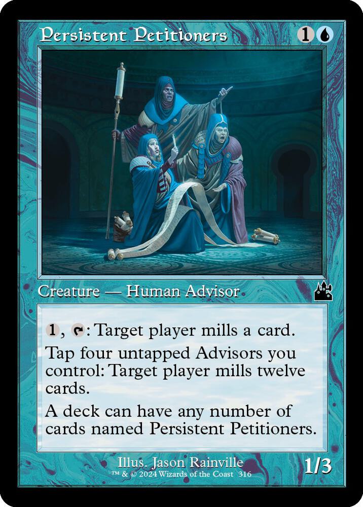 Persistent Petitioners (Retro Frame), Ravnica Remastered 316