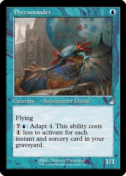 Pteramander (Retro Frame), Ravnica Remastered 317